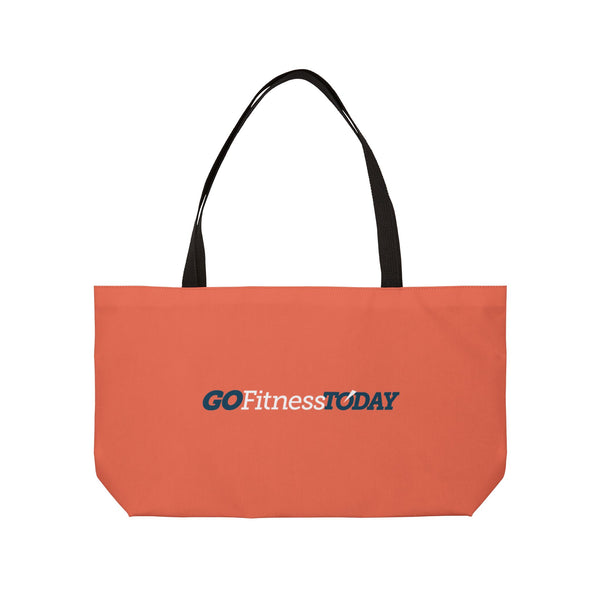 Weekender Tote Bag — GO Fitness Today Logo Beach & Gym Carryall
